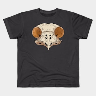 Owl Skull Natural Kids T-Shirt